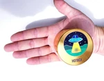 2.5" (63MM) Custom Hotbox Aluminum Tobacco/herb Grinder Gold. Fixed Price $9.99.