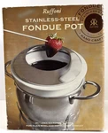 Vintage Ruffoni Stainless Steel Fondue Set Complete W/ Box Williams Sonoma. Fixed Price $54.95.