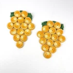 Mcm Pair Hand Crocheted Bottle Cap Grape Trivets Hot Pads Retro Kitchen Decor. Fixed Price $26.00.