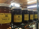 Amish Made Jam 20 Oz Jar, Corn Syrup, Non Gmo Several Flavors To Choose From. Fixed Price $18.99.