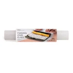 Makisu Japanese Sushi Rolling Mat Silicone Non Stick 9.5 X8.1 New Clear. Fixed Price $14.99.