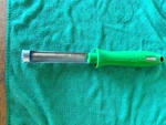 Zyliss Easy Twist 'n Push Apple Corer Lime Green Vguc. Fixed Price $10.00.