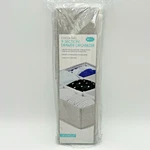 Home Collections Drawer Organizer 9-SECTION ST-3124 New Open Box 14X14X4 Twill. Fixed Price $12.95.