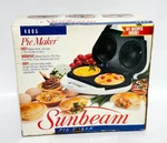 Vintage Sunbeam Maker 4805 New 1993 Makes Two 3" Pies. Fixed Price $49.90.