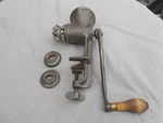 Vintage Antique 1900 Cast Iron Universal No 2 Food Chopper Meat Grinder Xtra Bld. Fixed Price $35.00.