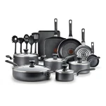 T-fal Easy Care, 20 Piece Non-stick Pots And Pans Cookware Set, Grey. Fixed Price $77.89.