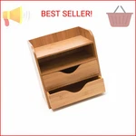 Lipper International 1804 Bamboo Wood 4-TIER Desk And Office Supply Organizer, 7. Fixed Price $34.42.