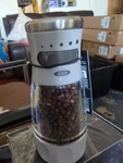 Oxo Good Grips Contoured Mess-free Pepper Grinder, Adjustable One Size, Gray. Fixed Price $15.00.