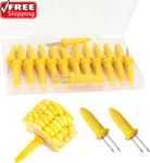 24 Pack Stainless Steel Corn Holders - On The Grill & Cob Skewers For Home. Fixed Price $9.11.