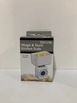 Taylor Weigh & Store Kitchen Scale 16-OUNCE Capacity Easy Read Front. Fixed Price $9.07.