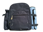 Insulated Picnic Backpack For 2: Includes Plates, Cups, Utensils, Blanket & More. Fixed Price $15.00.