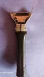 Corning Ware Pan Gripper Detachable Handle Black Metal Pat. No. 2,851,299. Fixed Price $10.00.
