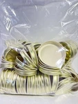 50-GOLD 70-450 Metal Threaded Lined Lids Caps For 70MM Mason Glass Canning Jars. Fixed Price $29.75.