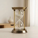 Metal Hourglass Sand Timer Nordic Retro 1-15 Minute Home Office Bookshelf Decor. Fixed Price $19.93.