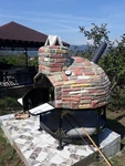 Pizza Oven, Old Style Brick Stone Rustic Authentic Handmade Outdoor Wood Fired. Fixed Price $3500.00.