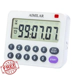 Aimilar Digital Kitchen Timer Count Up Down Loud Alarm Magnet Input Hr/min/sec. Fixed Price $20.00.