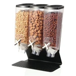 Rosseto Three Container Ez-pro H3B Snack Dispenser With Black Steel Stand (1. Fixed Price $375.00.