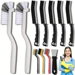 11PCS Crevice Cleaning Brush Set Stiff Bristle Kitchen Bathroom Sink Scrub Tool. Fixed Price $8.99.