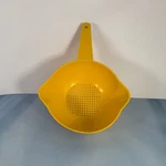 Vtg Tupperware Harvest Gold Yellow Strainer Funnel Colander 1200-3 Kitch Utensil. Fixed Price $14.89.