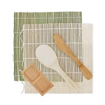 Sushi Rolling Kit - 2X Mats, 1X Rice Paddle, Spreader, Compartment. Fixed Price $11.88.