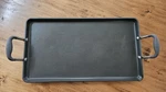 Pampered Chef Nonstick Double Burner Griddle Pan 10029 With Corner Spout Used. Fixed Price $60.00.