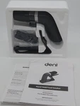 Deni Hand Held Food Smoker Model 41876 Red Black With Wood Chips. Fixed Price $39.95.