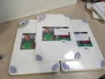Lot Of 5 San Jamar CBG121812WH Saf-t-grip X White Cutting Board". Fixed Price $69.95.