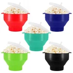 Microwave Silicone Popcorn Popper Maker Collapsible Bowl Hot Air Dishwasher Safe. Fixed Price $9.99.