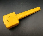 Vintage Tupperware #1465 Yellow Corn Cob Butter Spreader Built Salt Shaker. Fixed Price $8.99.