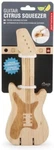 Kikkerland Guitar Citrus Squeezer Rubberwood Stainless Steel Lemon Lime New. Fixed Price $20.00.