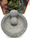 Imusa 8" Granite Mortar And Pestle Molcajete Spice Grinder - Gray. Fixed Price $25.95.