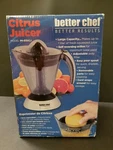 Better Chef Model IM-502CJ Citrus Juicer 1-LITER. Fixed Price $16.15.