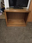 Hudson's 1975 Wood Store Display Vintage Showcase Retail Oak Glass Counter. Fixed Price $300.00.