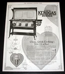 1923 Old Magazine Print Ad, Kerogas Stove Burner, Quick, Clean Oil Fuel Cooking!. Fixed Price $12.99.
