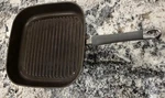 Pampered Chef 11" Square Griddle Pan, Ribbed Great. Fixed Price $32.00.