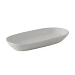 Tuxton China Inc Duratux 9-1/4" 4-1/4" White Ceramic Relish Tray Doz. Fixed Price $131.07.
