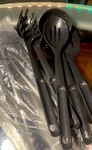New Usa Tupperware E-series 15" Kitchen Utensil 6 Pc Serving Set Rare Vintage. Fixed Price $62.00.