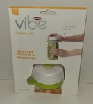 Chef'n Vibe Vacuum Lid, Great For Pickling & Preserving New. Fixed Price $8.49.