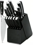 Knife Set, 15 Piece Premium Kitchen Block Razor-sharp, High Black. Fixed Price $95.70.