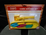 Midwest Grill Co. Corn Serving 13 Pc. Set (8 Holders, 4 Trays, & Spreader). Fixed Price $12.25.