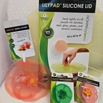 Charles Viancin Silicone 1 Lillypad Lid 2 Hibiscus Drink Covers Wine Stoppers. Fixed Price $18.95.
