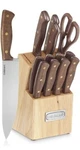 Cuisinart Advantage Cutlery Pc Triple Rivet Walnut Knife Block Set C55W-14P. Fixed Price $75.00.