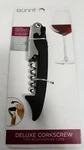 Bonny Deluxe Corkscrew W/ Foil Cutter Wine Bottle Opener 79012. Fixed Price $6.40.