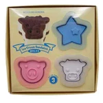 2006 Williams Sonoma Ice Cream Sandwich Molds Cow Pig Star Set. Fixed Price $24.99.