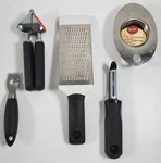 Lot Of 5 Kitchen Gadgets Oxo Garlic Press Zester Grader Egg Separator Peeler. Fixed Price $29.99.
