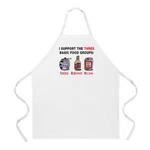 Attitude Aprons Fully Adjustable Support The 3 Basic Food Groups Kitchen. Fixed Price $11.69.