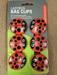 Ladybug Bag Clips Food Set Of 6 Storage Kikkerland New. Fixed Price $5.99.