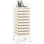 10 Drawer Storage Cart Metal Frame Mobile Trolley Office Kitchen Organization Us. Fixed Price $75.22.
