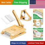 Wooden Press, 10 Inch Roti Maker And Tortilladora With Stainless Ste.... Fixed Price $73.99.