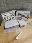 2 Pack / 4 Pieces - Sabatier Snacklebox Storage Set Cutting Board Lids. Fixed Price $39.99.